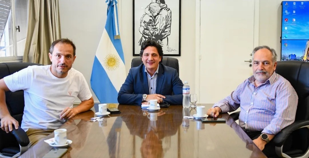 Abella mantuvo un encuentro de trabajo con el Presidente de Trenes Argentinos