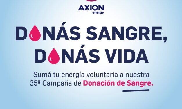 Nuevas jornadas de donación de sangre organiza Axion