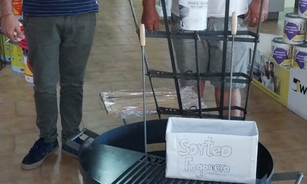 Lujan Bidegain fue el ganador del sorteo Navidad de Materiales Ruta 9