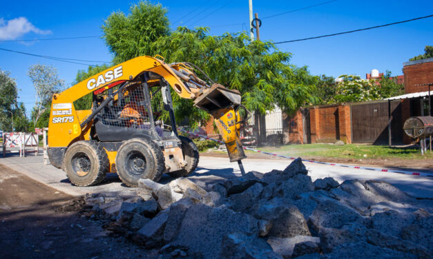 El Municipio comenzó la reconstrucción del ingreso a Otamendi