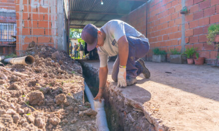 La Esperanza: el Municipio concreta la segunda etapa de la obra de conexión cloacal