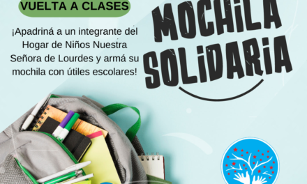 La Agrupación Melo lanzó el programa “Mochilas solidarias”