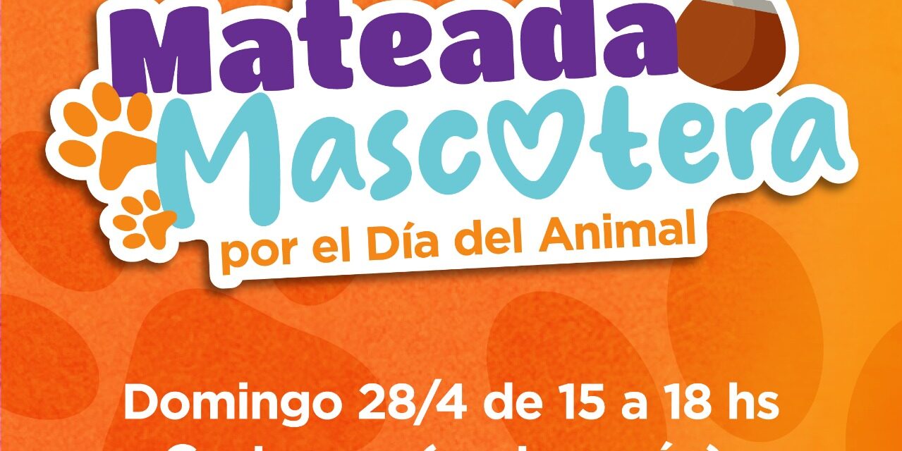 El Día del Animal se celebra con una “mateada mascotera” en la Costanera