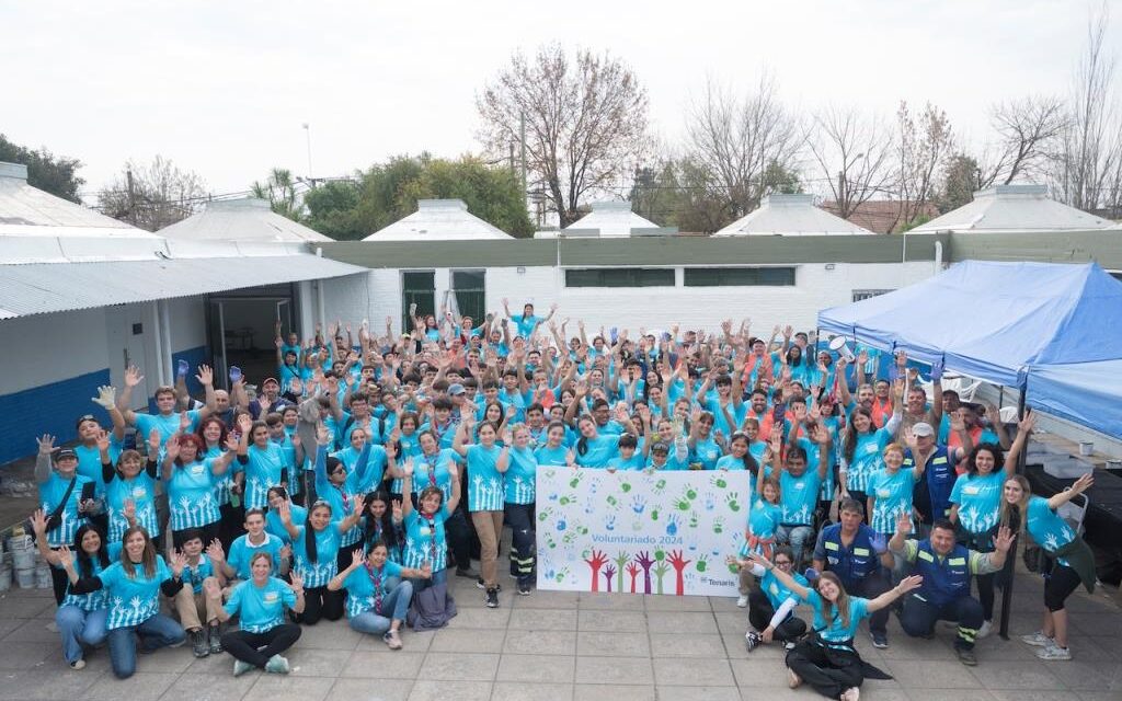 #VoluntariosEnAcción de Tenaris: Más de 400 personas transformaron dos escuelas de Campana