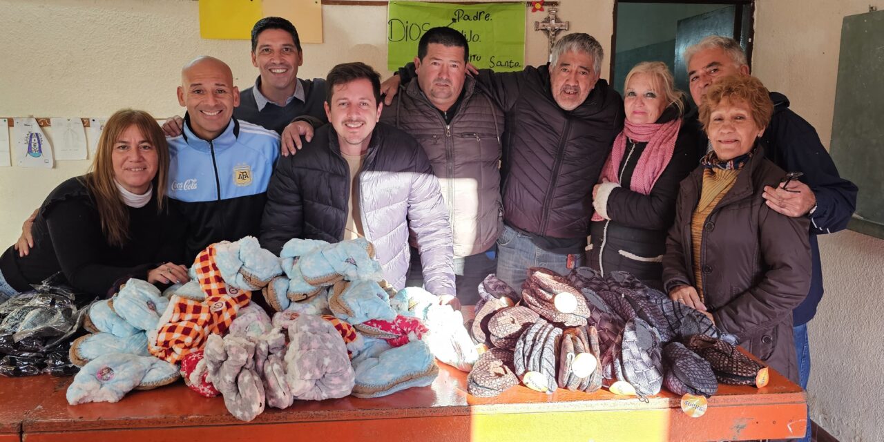 Unión por la Patria realizó la primera jornada de Invierno Solidario