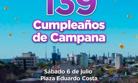 Con un desfile cívico-militar y una peña folklórica, Campana celebrará mañana su 139° aniversario