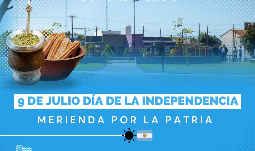 Día de la Independencia: merienda por la Patria en Barrio Lubo