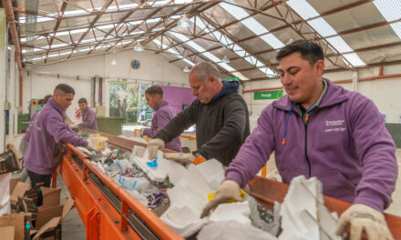 En solo tres semanas, el Centro Municipal de Reciclaje ya procesó 4 toneladas de residuos