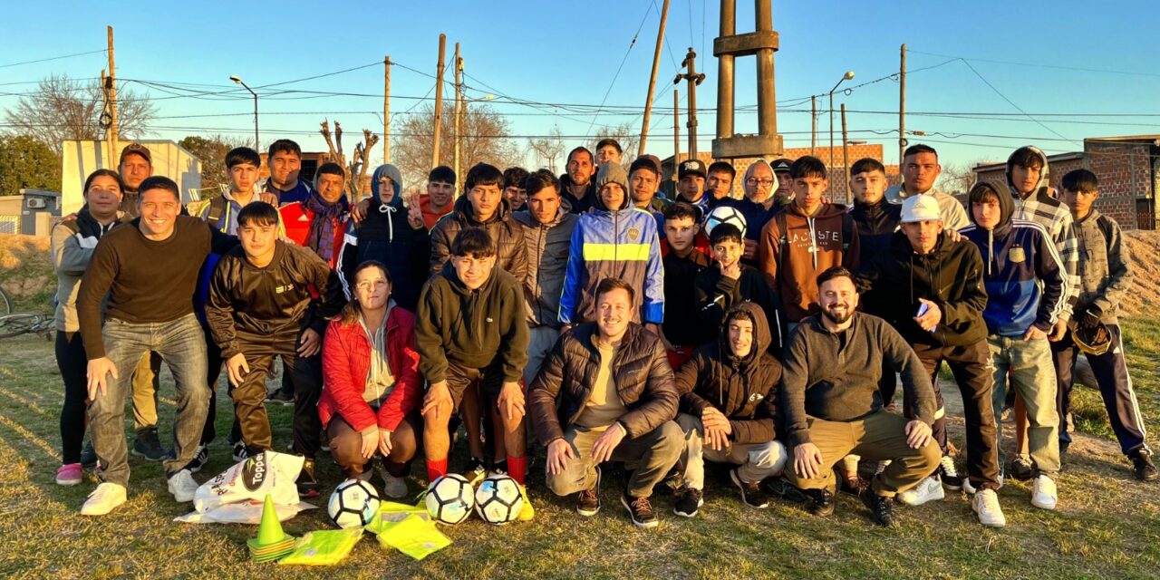 Concejales de Unión por la Patria colaboraron con el Club El Junior