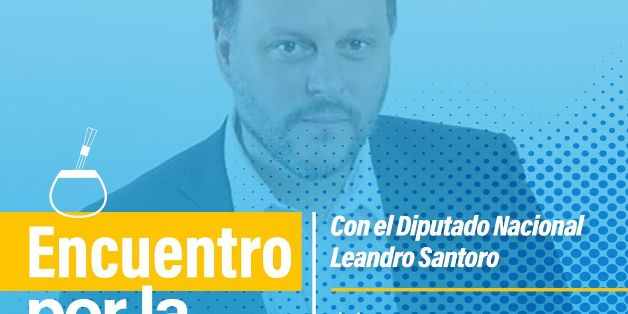 El diputado nacional Leandro Santoro visita Campana