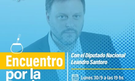 El diputado nacional Leandro Santoro visita Campana