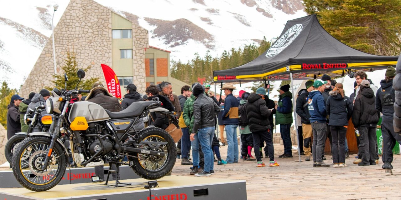 Royal Enfield, otro año en el invierno y la nieve de Las Leñas