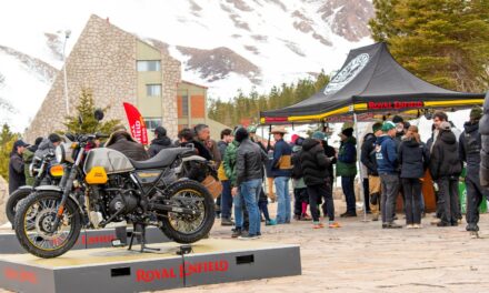 Royal Enfield, otro año en el invierno y la nieve de Las Leñas