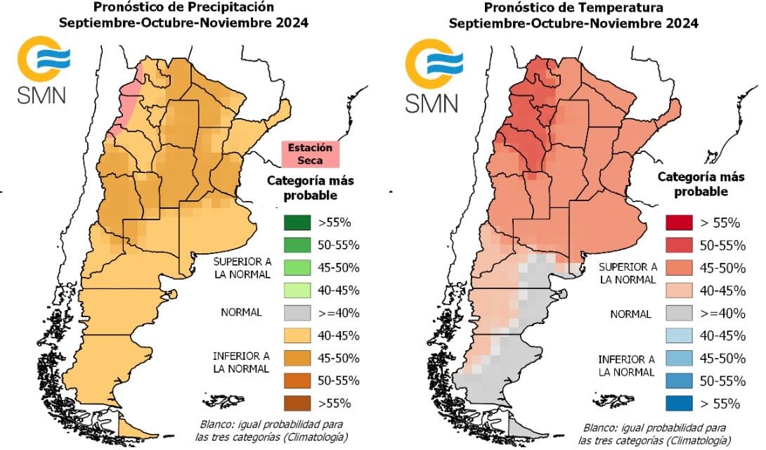 Primavera 2024: según la última actualización del SMN, habrá condiciones más cálidas y pocas lluvias