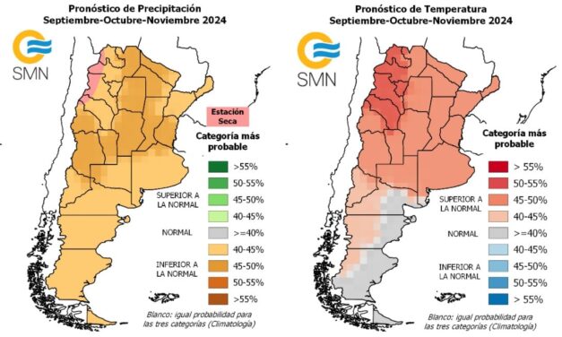 Primavera 2024: según la última actualización del SMN, habrá condiciones más cálidas y pocas lluvias