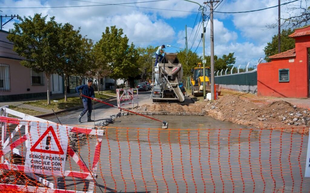 El Plan de Bacheo Urbano de Hormigón sigue por la avenida Ameghino