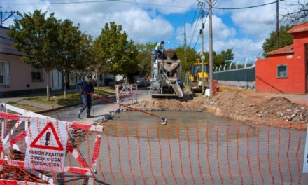 El Plan de Bacheo Urbano de Hormigón sigue por la avenida Ameghino