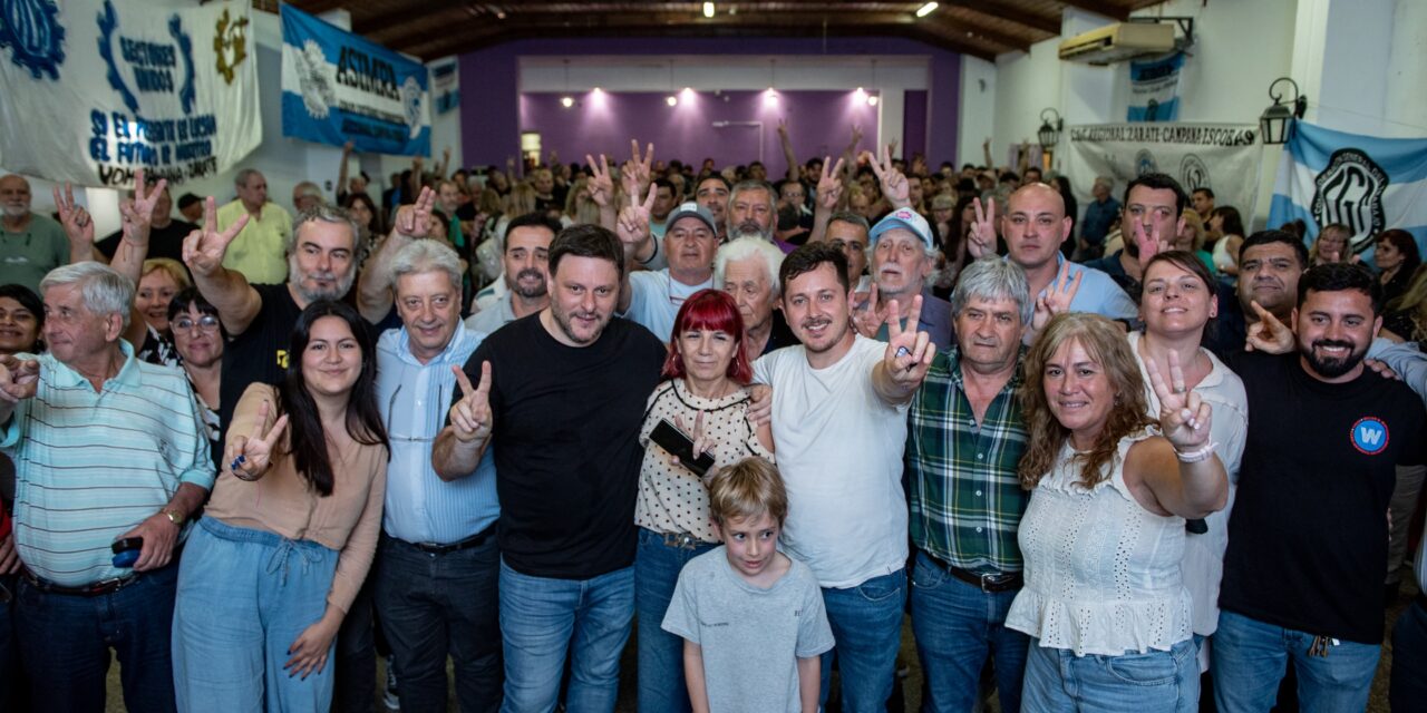 Multitudinario Encuentro por la Patria, con Leandro Santoro en Campana