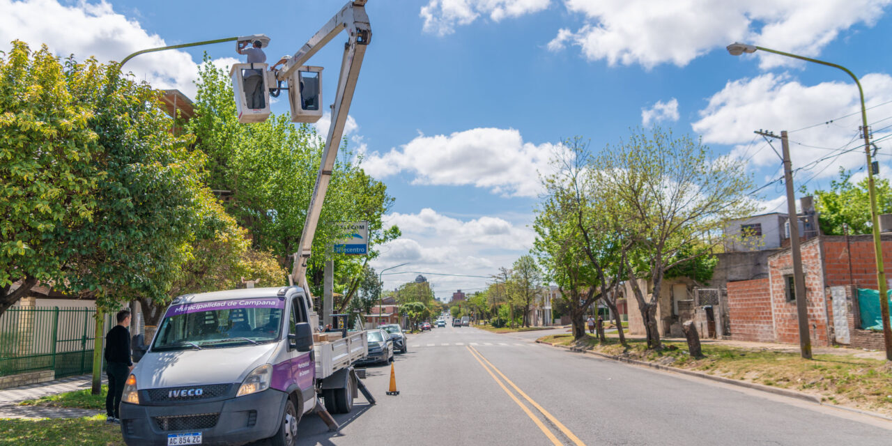 Plan Municipal de Reconversión a LED: ahora avanza por el boulevard Dellepiane