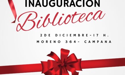 Inauguración de la Biblioteca y Presentación de Obra de Teatro en el Centro de Jubilados y Pensionados de Campana