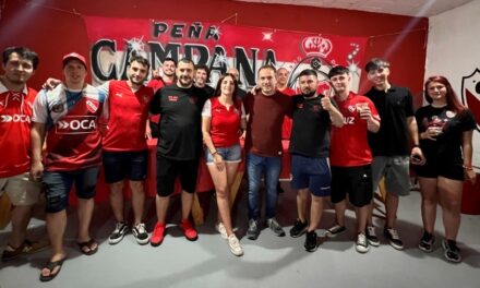 El Intendente acompañó a la “Peña Roja” en su 26° aniversario