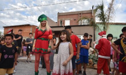 La Kermés navideña de Unión por la Patria llegó a San Felipe, Villanueva y Lubo