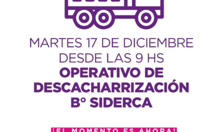 Dengue: este martes el operativo de descacharrización se realizará en el barrio Siderca