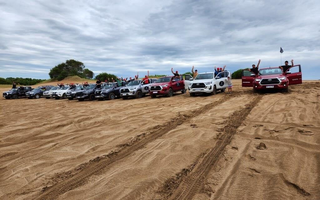 Comenzó la Toyota Amazing Experience en Pinamar: clínicas de conducción off-road y entretenimiento para toda la familia