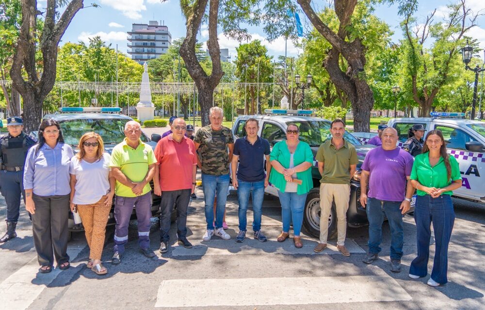 Abella presentó cuatro nuevos móviles para la Patrulla Urbana