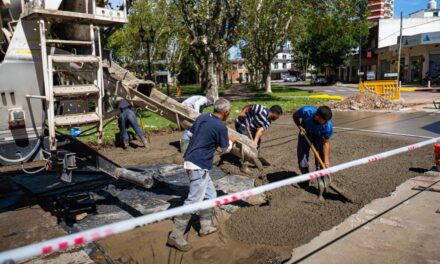 El Municipio avanza con la remodelación de la zona de la Plaza Italia