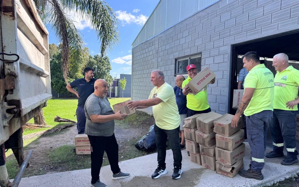 El Municipio puso a disposición de Bahía Blanca al equipo de Defensa Civil y colaboró con el traslado de donaciones