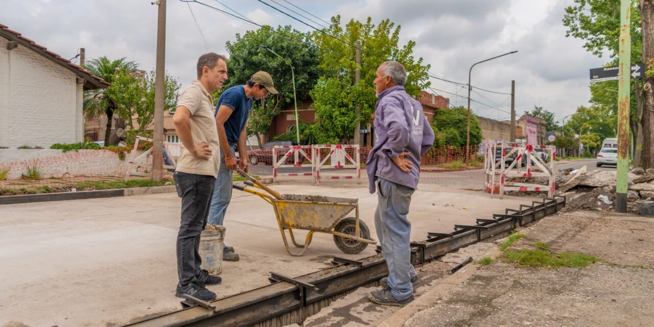 Abella resaltó el trabajo integral que está realizando el Municipio en la calle Alem