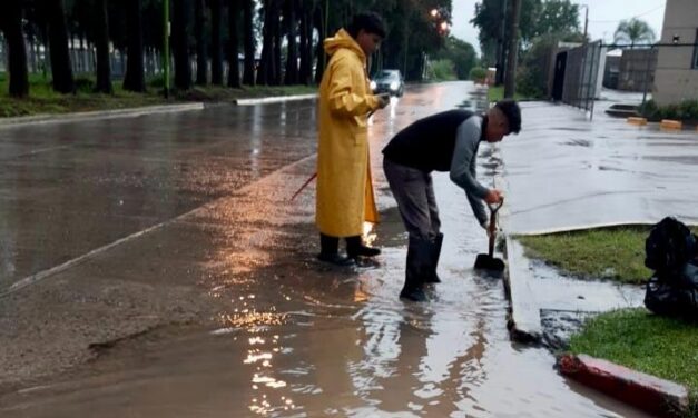 INTENSOS TRABAJOS  DE LAS CUADRILLAS MUNICIPALES TRAS EL TEMPORAL