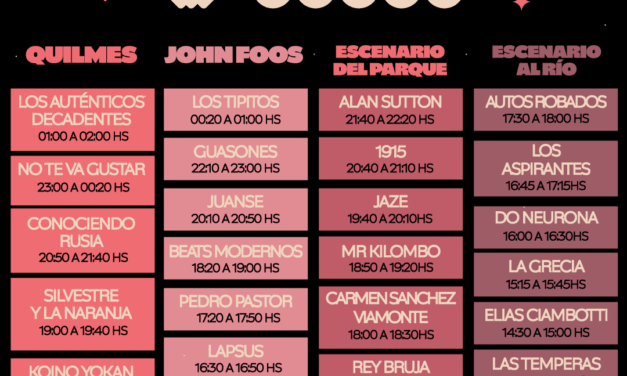 Rock en Baradero: anuncia los horarios de su edición número diez