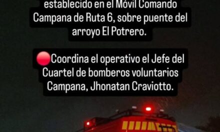 Los Bomberos Voluntarios solicitan colaboración por las inundaciones