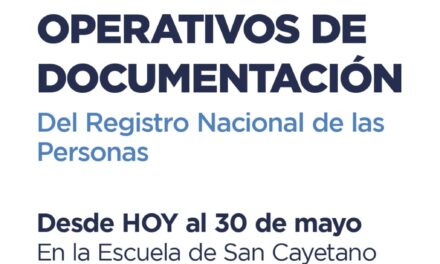 Esta semana habrá un operativo de RENAPER para tramitar el DNI en San Cayetano