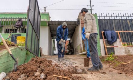 Red de cloacas: el Municipio soluciona un problema histórico en la calle Vicente López