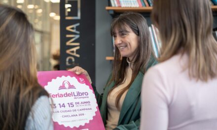 Elisa Abella brindó detalles de la 5ª edición de la Feria del Libro de Campana