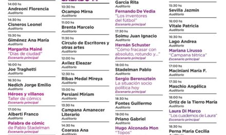 Feria del Libro de Campana: se presentarán más de 45 libros en el auditorio para escritores