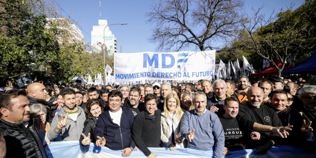 Kicillof participó de la marcha en apoyo a Cristina Fernández de Kirchner