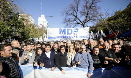 Kicillof participó de la marcha en apoyo a Cristina Fernández de Kirchner