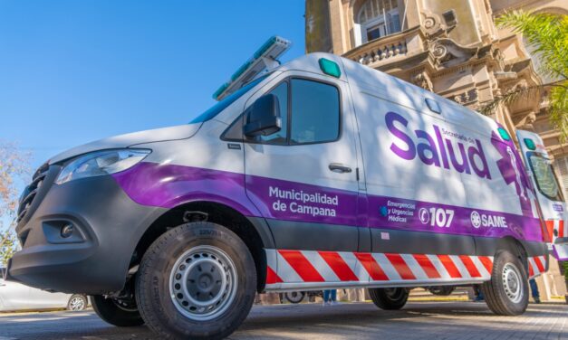 Abella presentó una nueva ambulancia de alta complejidad para el SAME