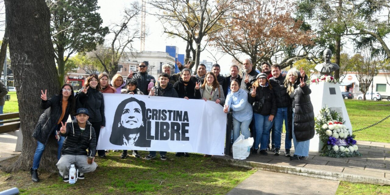 Soledad Alonso participó de un homenaje a Eva Perón y exigió la libertad de Cristina  Fernández de Kirchner