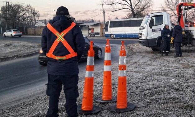 El Municipio pide a motociclistas precaución ante la formación de hielo sobre el asfalto