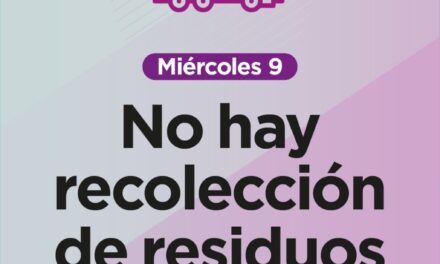 Mañana no habrá recolección domiciliaria de residuos