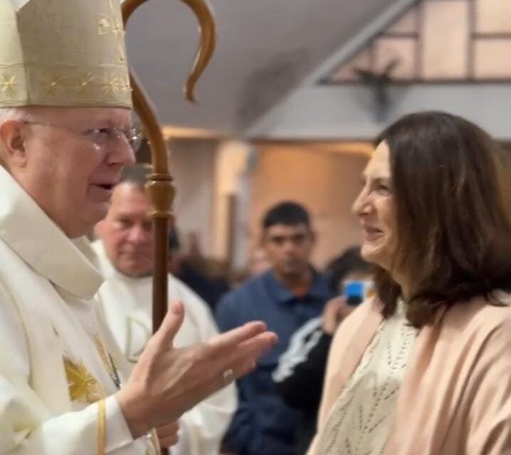 Sala y concejales acompañaron la misa a la Patrona de la ciudad, Santa Florentina