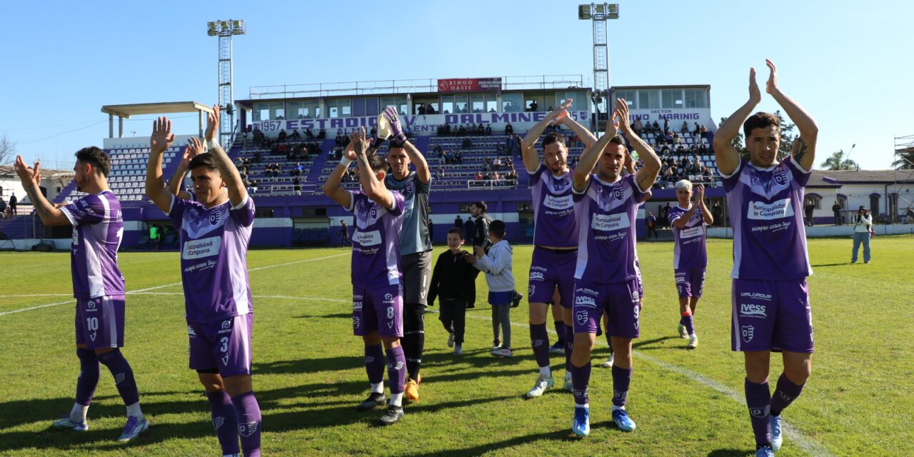 Con un agónico gol de Sonsogni Villa Dálmine volvió a ganar