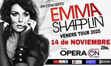 EMMA SHAPPLIN en ARGENTINA VENERE TOUR 2025 : Viernes 14 de noviembre Teatro Opera