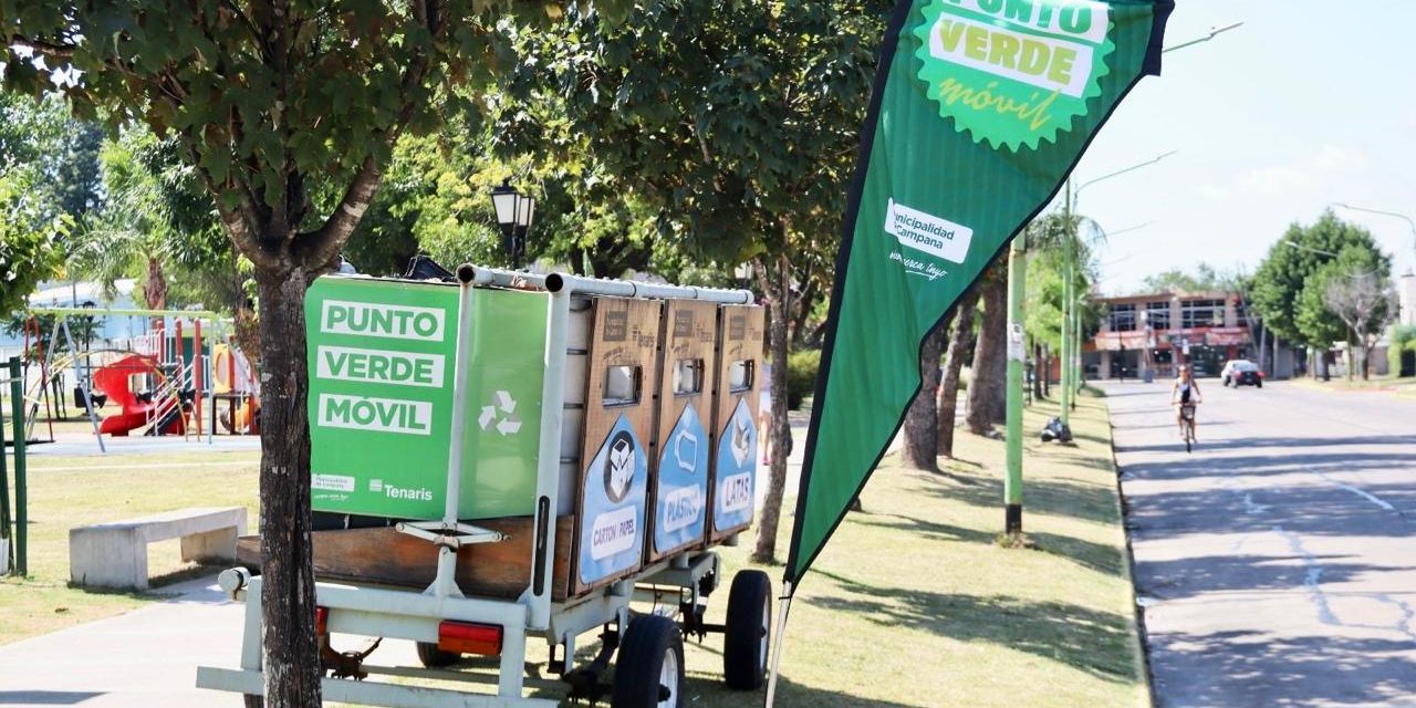 Punto verde móvil: este jueves los vecinos podrán llevar sus reciclables a la Plaza 1° de Mayo