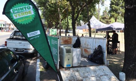 Punto Verde Móvil: los vecinos pueden llevar materiales electrónicos y eléctricos para reciclar
